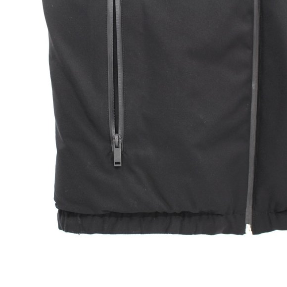 Theory Roy Active Down Fill Black Tuck Away Hood Puffer Vest M Insulated Jacket - Picture 4 of 8